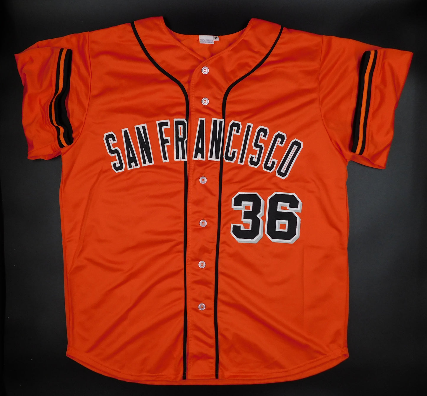 Gaylord Perry Signed Autographed San Francisco Giants Orange Jersey Inscribed HOF 91 JSA COA