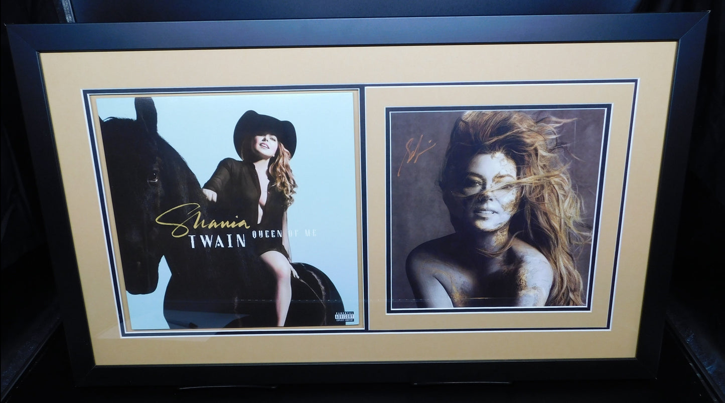 Shania Twain Signed Autographed Queen of Me Album Framed JSA COA Country Music