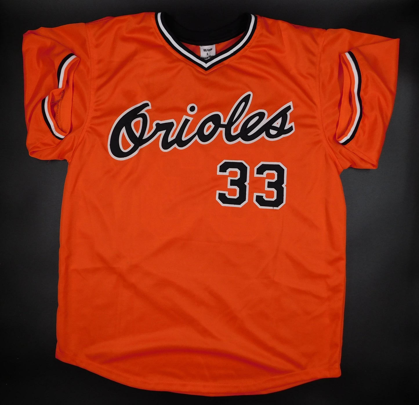 Eddie Murray Signed Autographed Baltimore Orioles Orange Jersey Inscribed HOF 2003 JSA COA