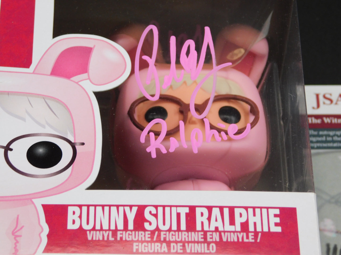 Peter Billingsley Signed Autographed Vinyl Funko Pop! 12 A Christmas Story Bunnie Suit Ralphie Parker JSA COA