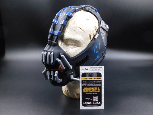 Tom Hardy Signed Autographed Bane Face Mask Batman The Dark Knight Rises JSA COA B