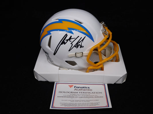 Austin Ekeler Signed Autographed Los Angeles Chargers Speed Mini Helmet Fanatics
