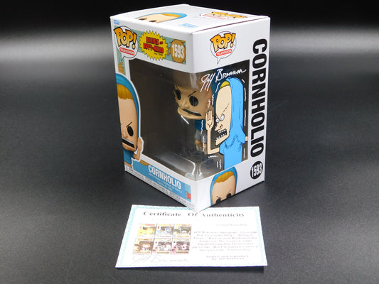 Jeff Brennan Remark Artwork Sketch Signed Funko Pop 1593 Cornholio Beavis & Butt-Head