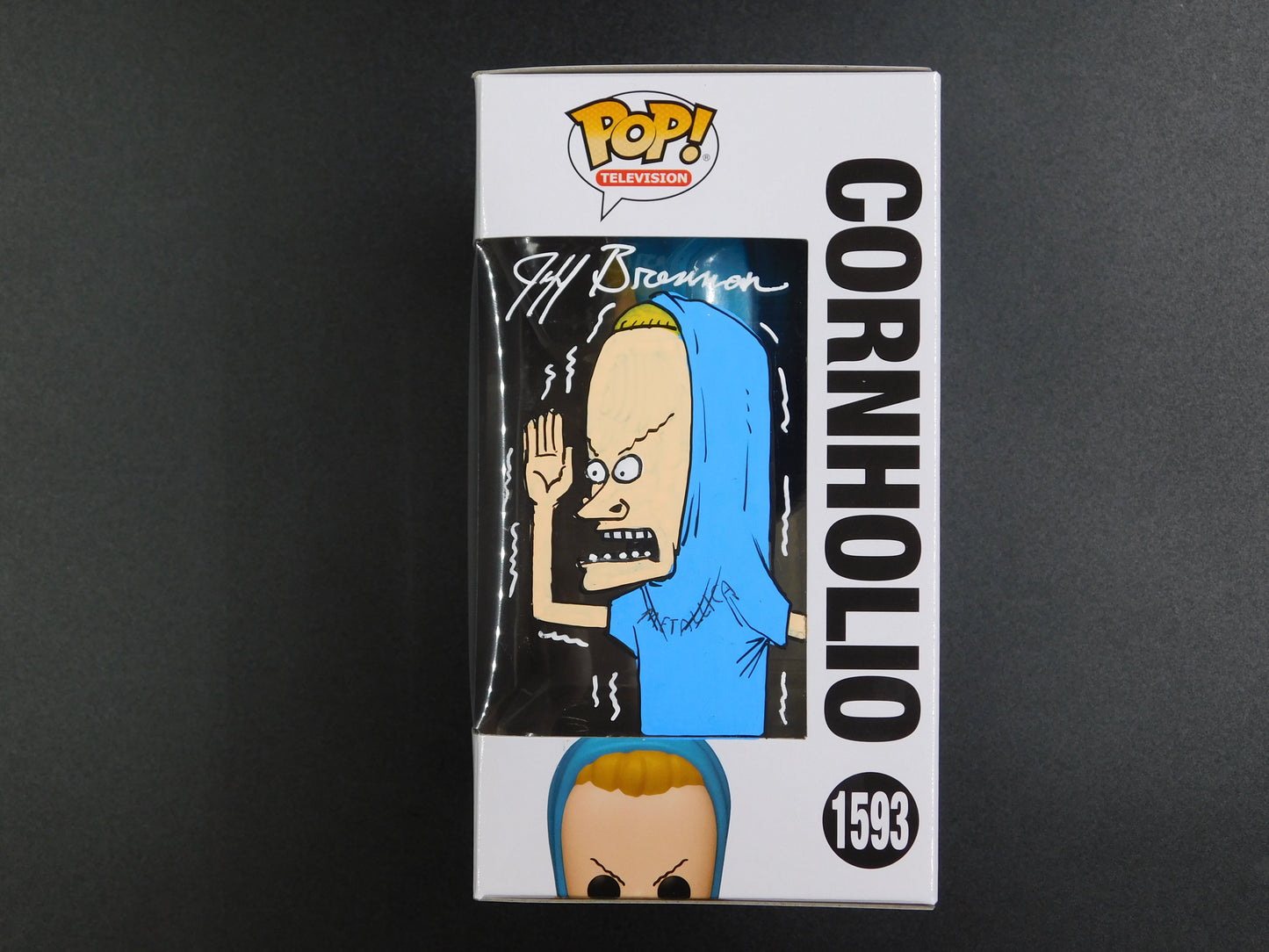 Jeff Brennan Remark Artwork Sketch Signed Funko Pop 1593 Cornholio Beavis & Butt-Head