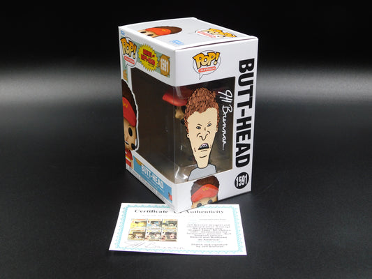 Jeff Brennan Remark Artwork Sketch Signed Funko Pop 1591 Beavis & Butt-Head