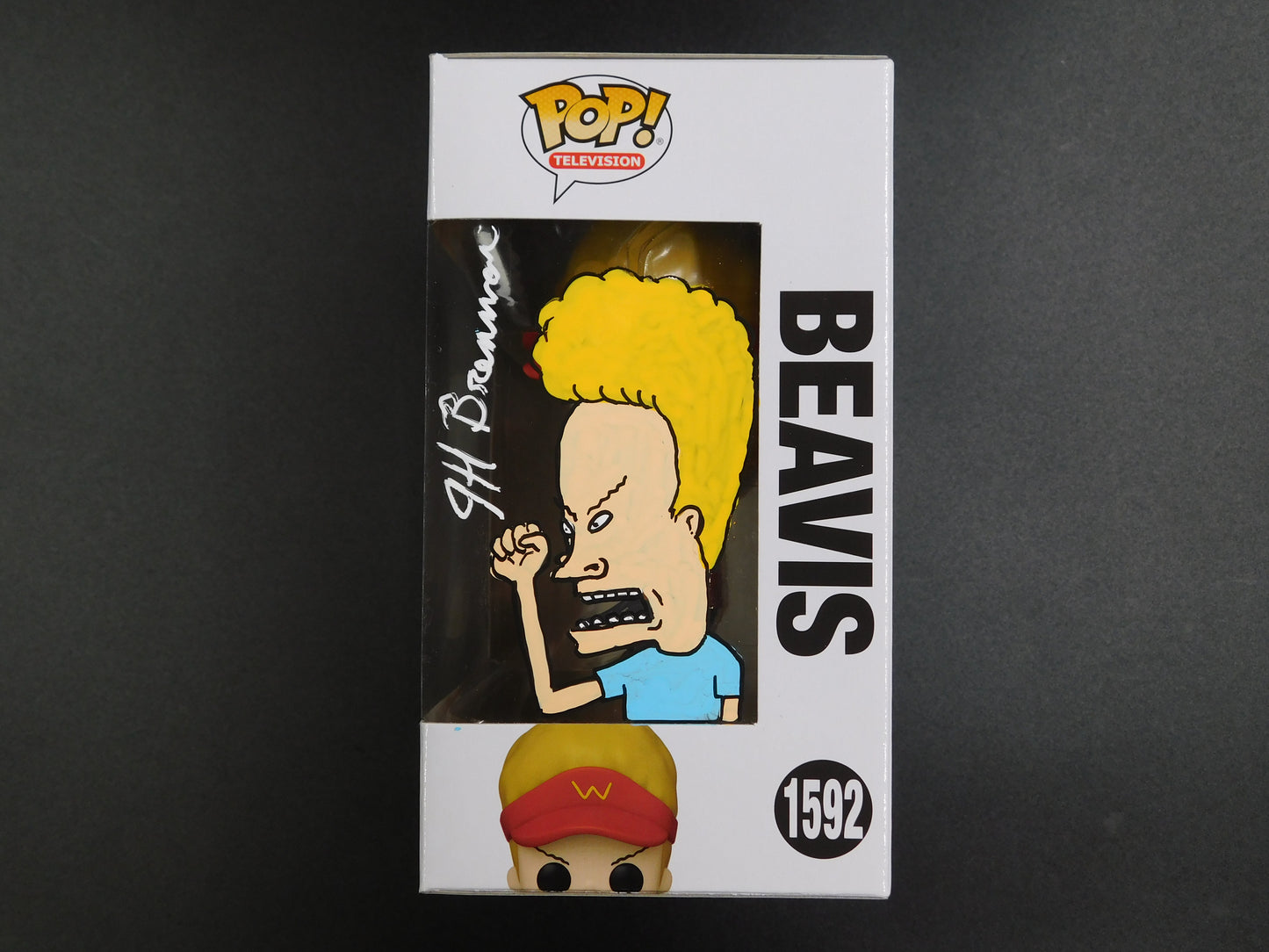 Jeff Brennan Remark Artwork Sketch Signed Funko Pop 1592 Beavis & Butt-Head