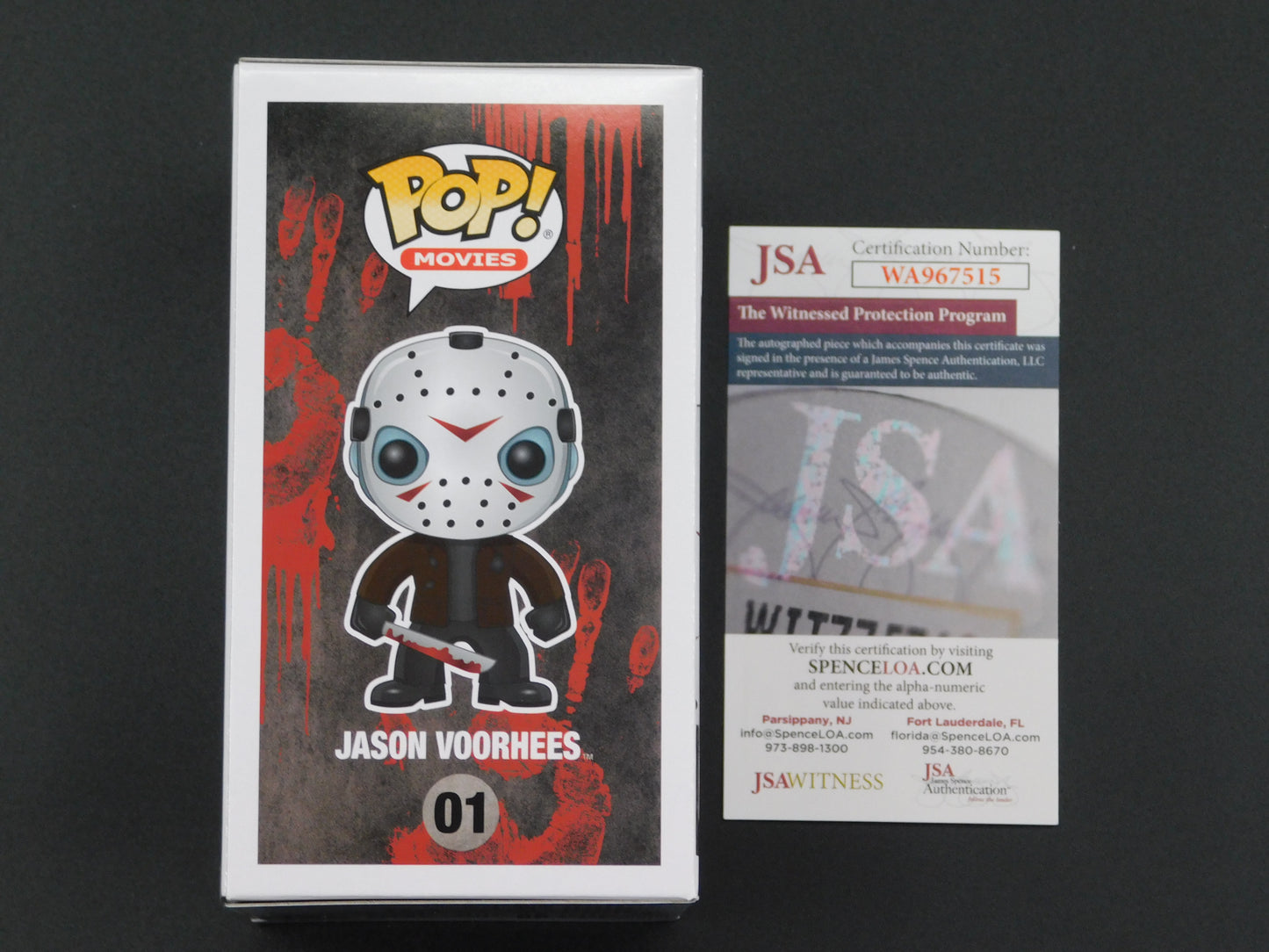 Ari Lehman Signed Autographed Vinyl Funko Pop! 01 Friday The 13th Jason Voorhees First Jason JSA COA