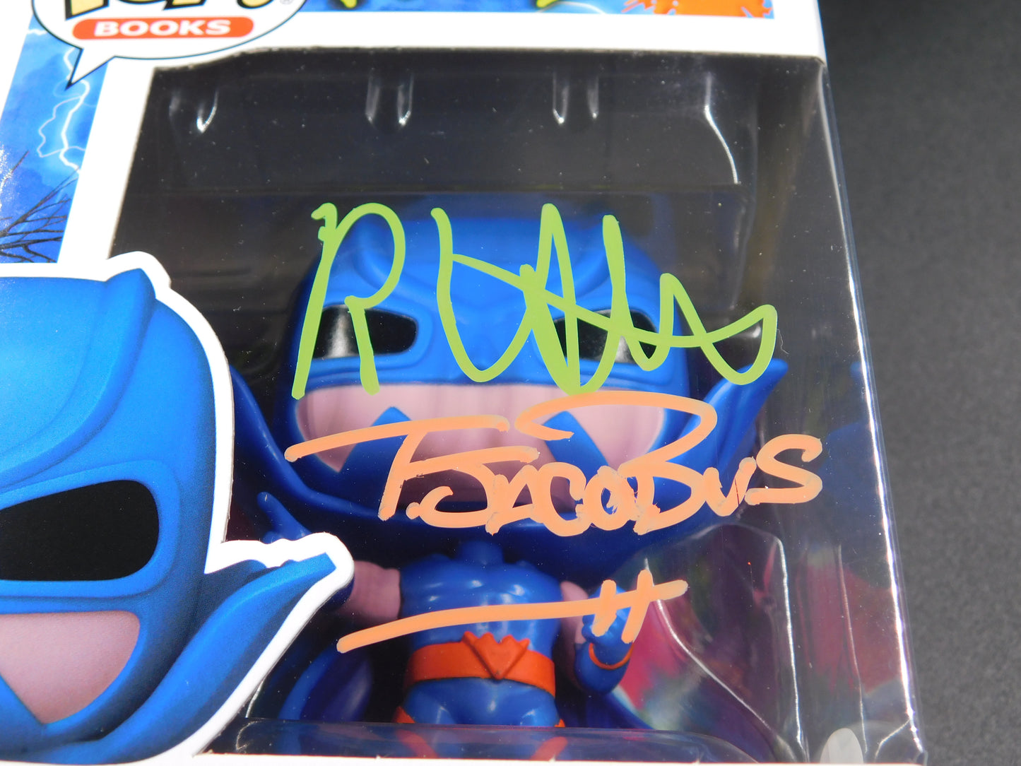 RL Stine & Tim Jacobus Dual Signed Funko Pop 31 Goosebumps Attack of The Mutant JSA COA