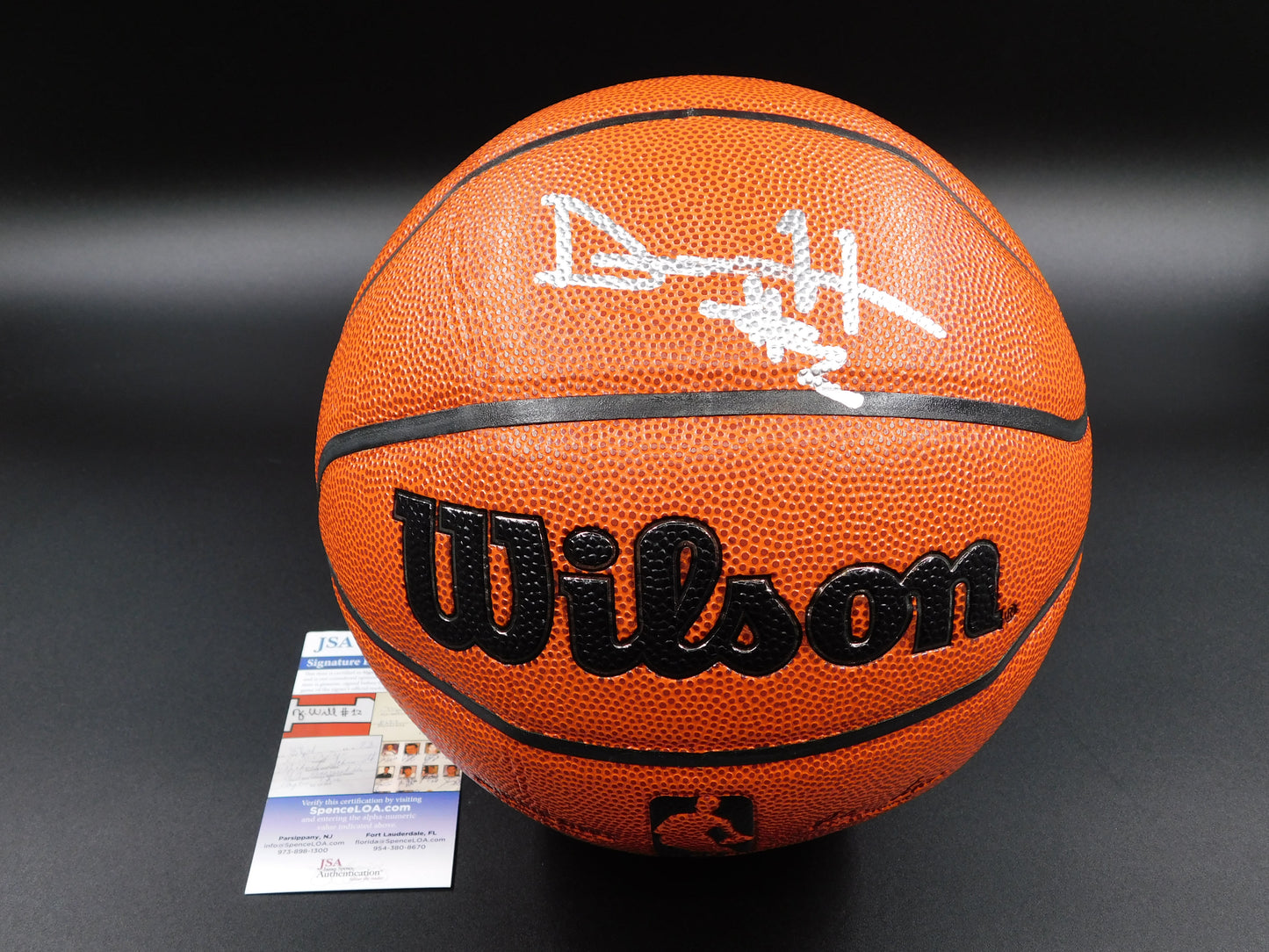 Dylan Harper Signed Authentic Wilson Indoor/Outdoor NBA Basketball Rutgers Scarlet Knights JSA COA