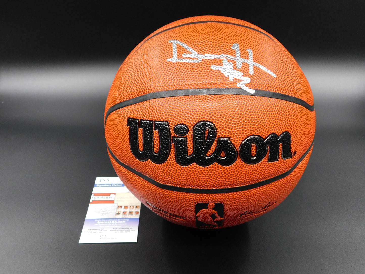 Dylan Harper Signed Authentic Wilson Indoor/Outdoor NBA Basketball Rutgers Scarlet Knights JSA COA