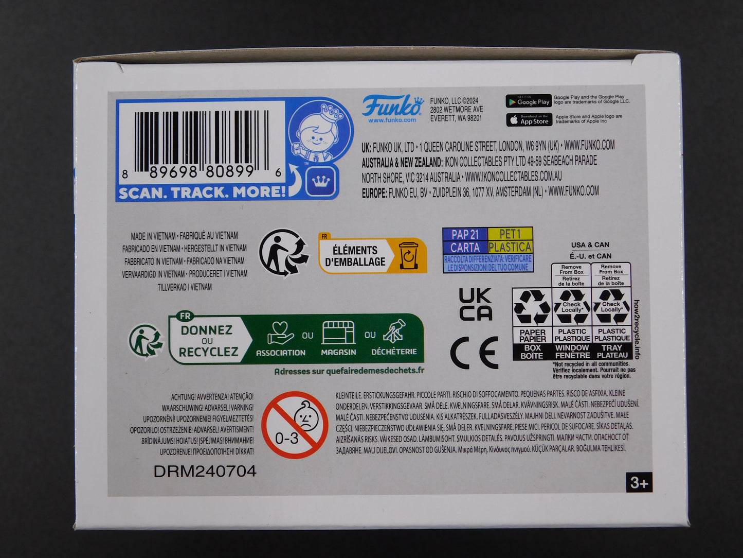 RL Stine & Tim Jacobus Dual Signed Funko Pop 31 Goosebumps Attack of The Mutant JSA COA