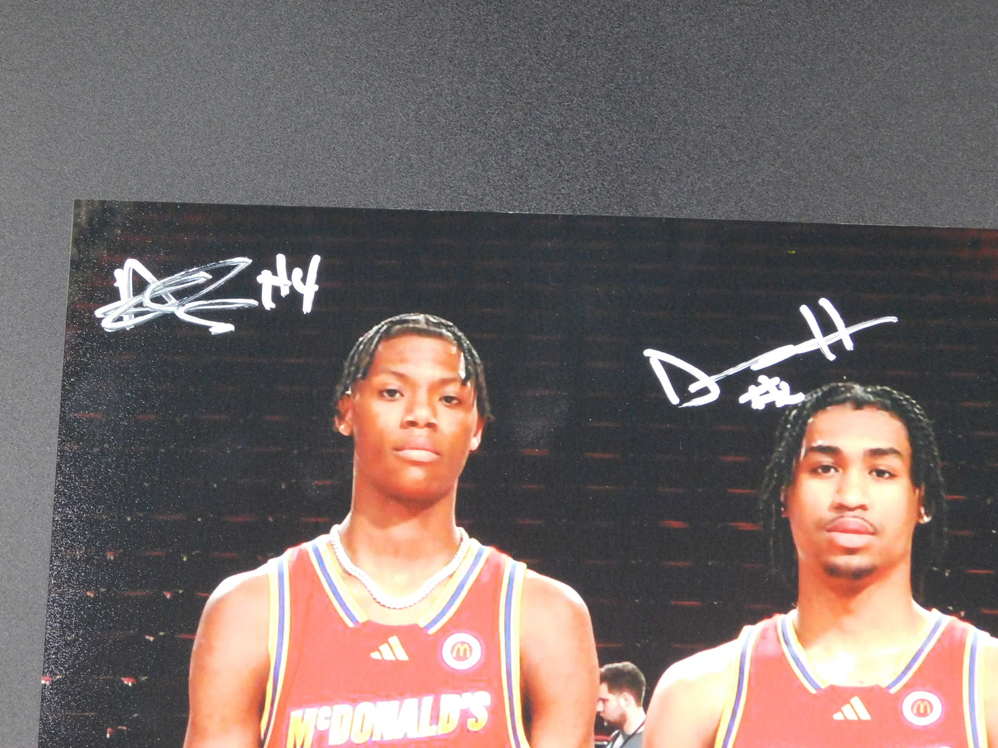 Ace Bailey & Dylan Harper Dual Signed 11x14 Photo Rutgers Scarlet Knights JSA COA