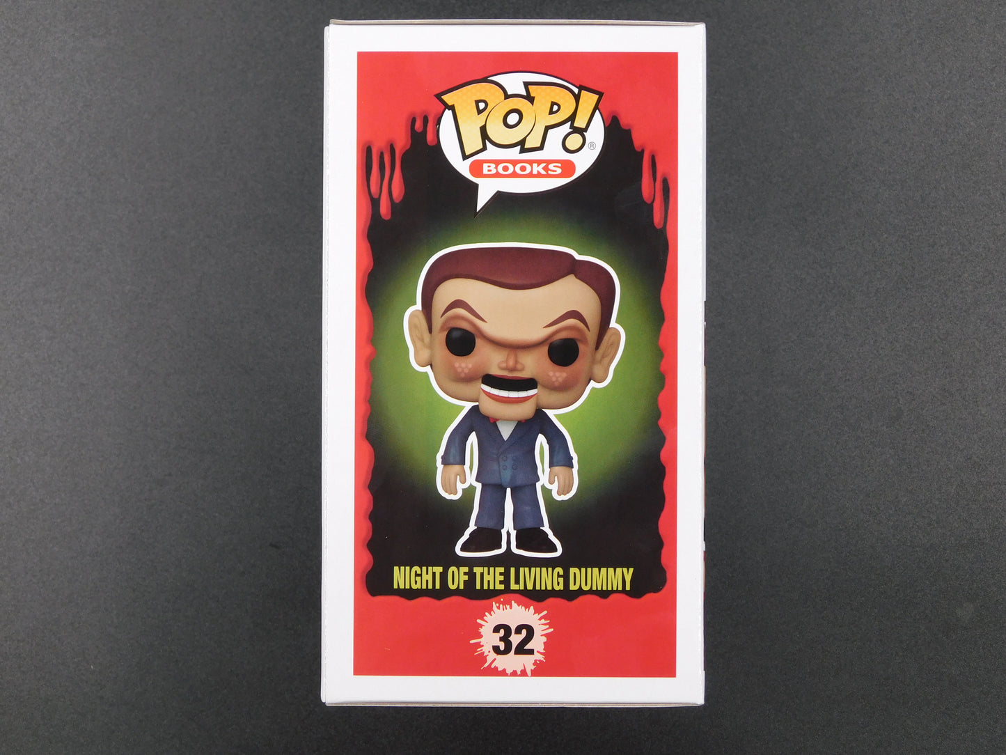 RL Stine & Tim Jacobus Dual Signed Funko Pop 32 Goosebumps Night of The Living Dummy JSA COA