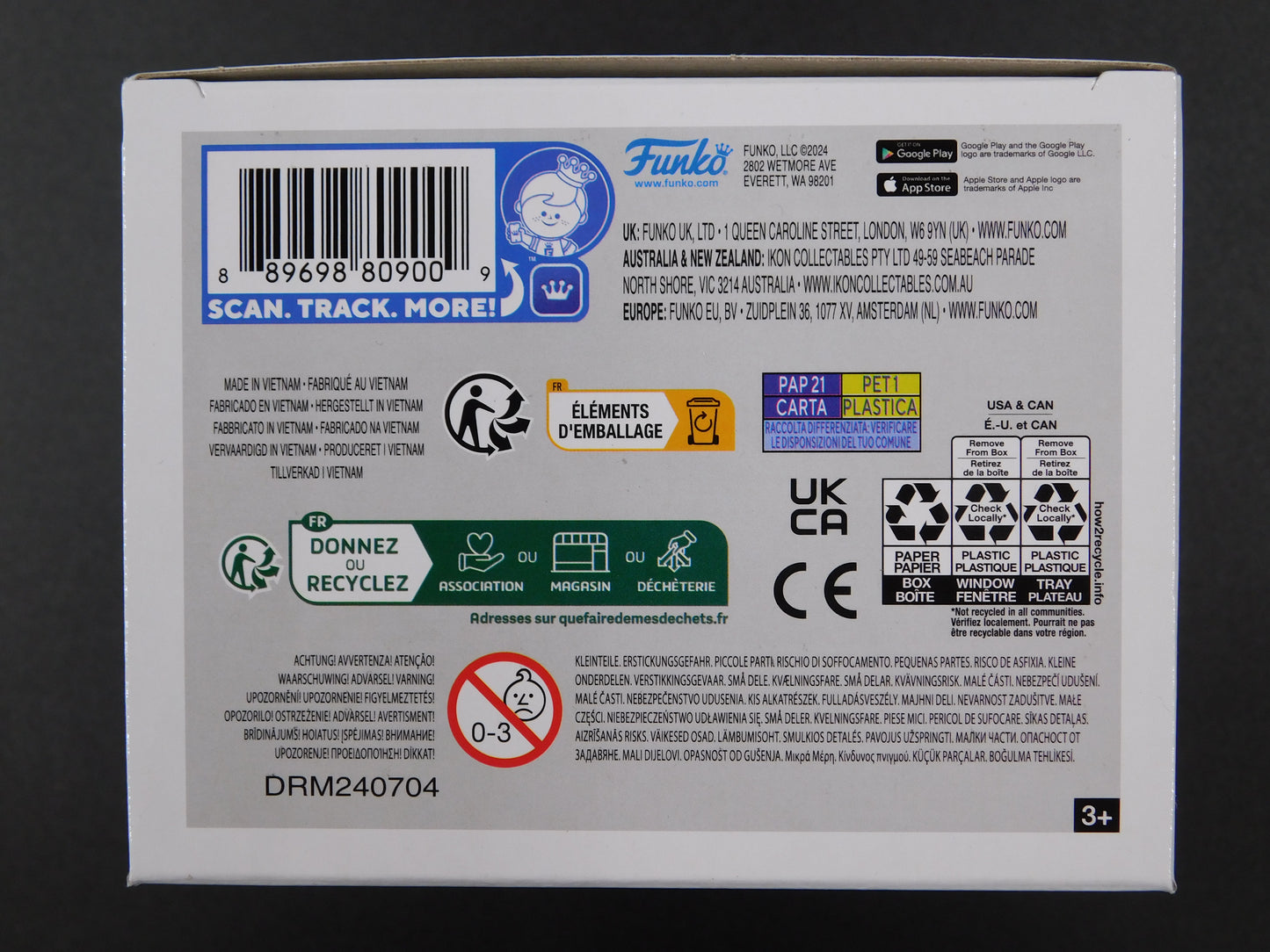 RL Stine & Tim Jacobus Dual Signed Funko Pop 32 Goosebumps Night of The Living Dummy JSA COA