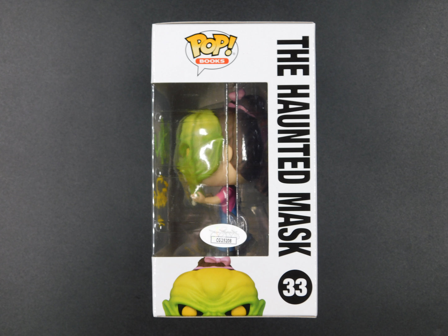 RL Stine & Tim Jacobus Dual Signed Funko Pop 33 Goosebumps The Haunted Mask JSA COA