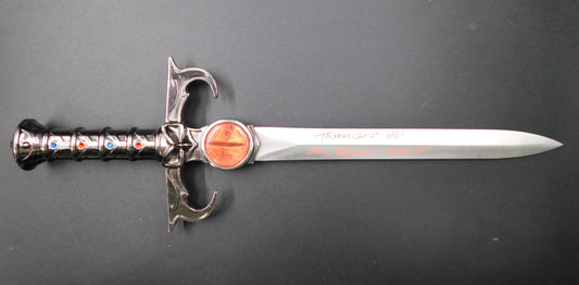 Larry Kenney Signed Autographed Replica Sword of Omens Lion-O ThunderCats JSA COA