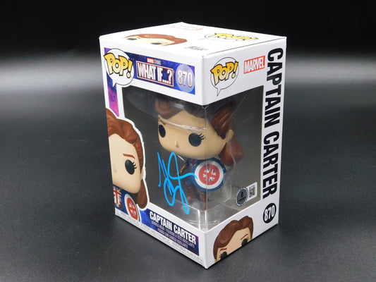 Hayley Atwell Signed Autographed Funko Pop 870 What If..? Captain Carter BAS COA