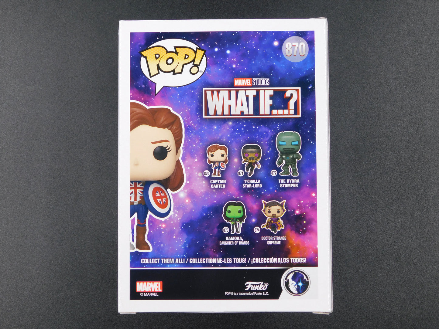 Hayley Atwell Signed Autographed Funko Pop 870 What If..? Captain Carter BAS COA