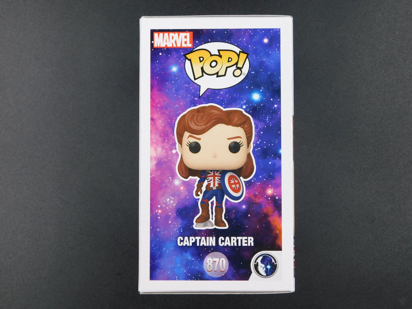 Hayley Atwell Signed Autographed Funko Pop 870 What If..? Captain Carter BAS COA