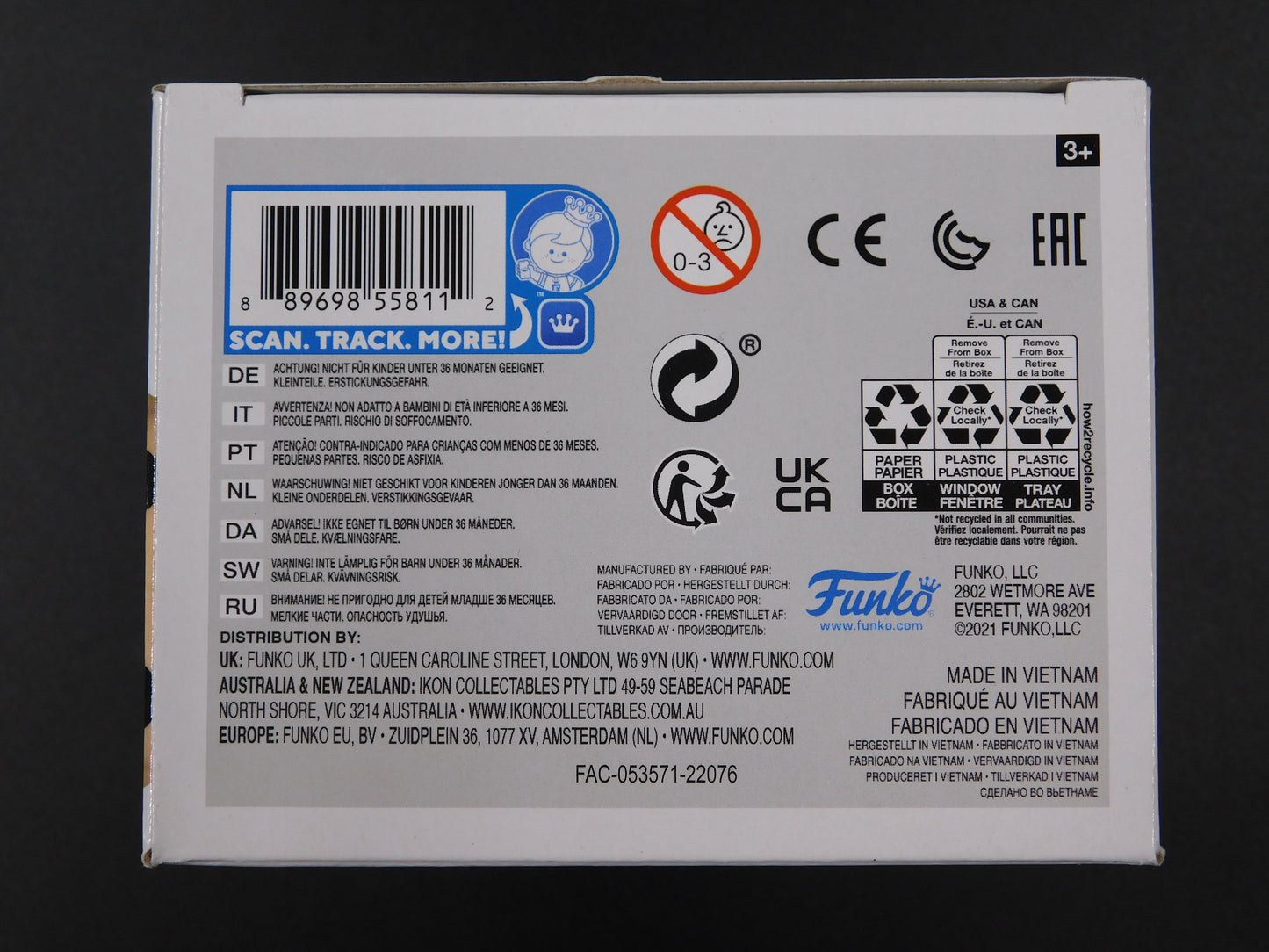 Hayley Atwell Signed Autographed Funko Pop 870 What If..? Captain Carter BAS COA