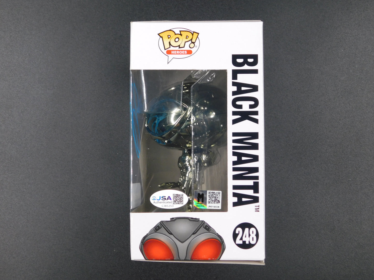 Yahya Abdul-Mateen II Signed Autographed Funko Pop 248 Black Manta Aquaman Walmart Exclusive JSA COA