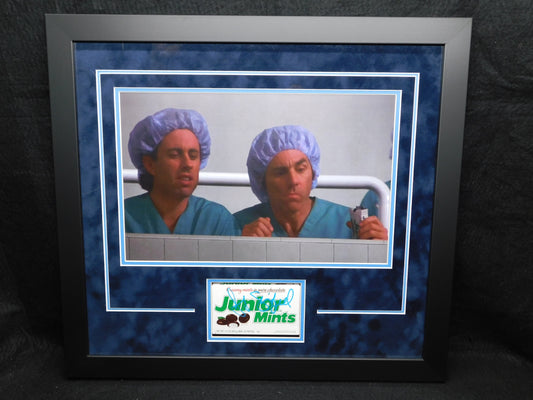 Jerry Seinfeld Signed Autographed Framed Junior Mints Box Comedian JSA COA B