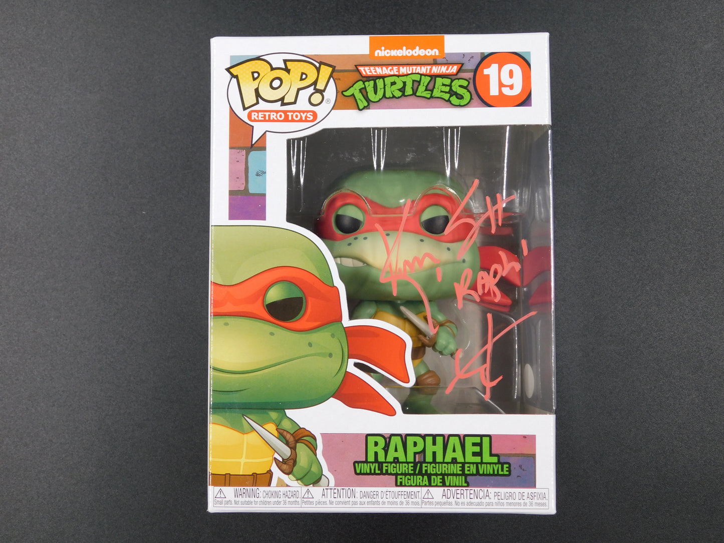 Ken Scott Signed Autographed Funko Pop 19 Raphael TMNT Teenage Mutant Ninja Turtles JSA COA