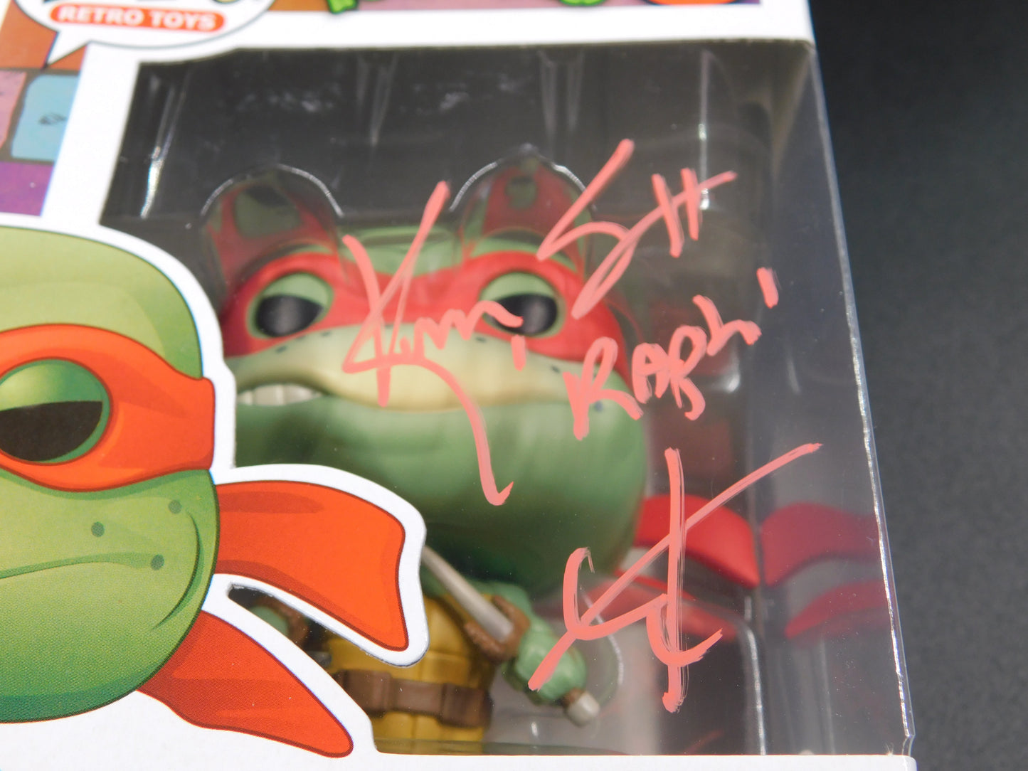 Ken Scott Signed Autographed Funko Pop 19 Raphael TMNT Teenage Mutant Ninja Turtles JSA COA