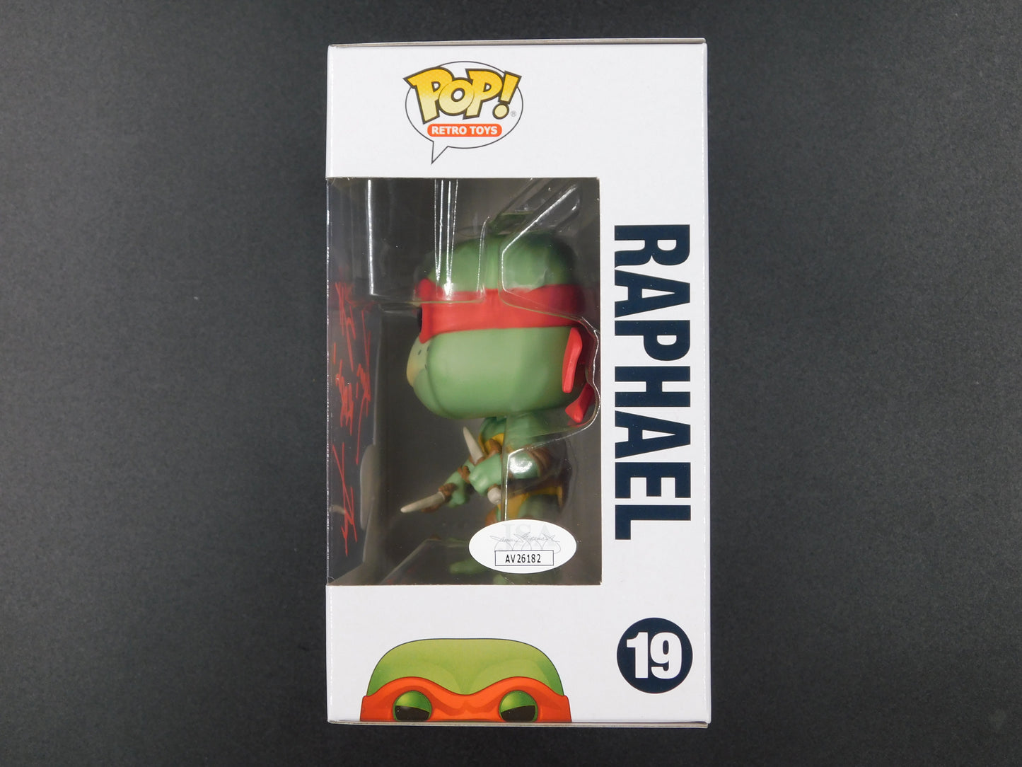 Ken Scott Signed Autographed Funko Pop 19 Raphael TMNT Teenage Mutant Ninja Turtles JSA COA