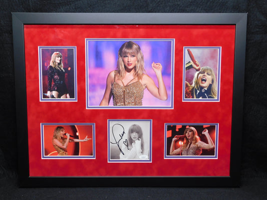 Taylor Swift Signed Autographed Framed CD Insert Photo TTPD The Tortured Poets Department JSA COA A