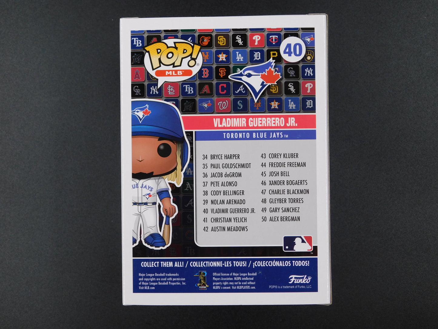 Vladimir Guerrero Jr Signed Autographed Funko Pop 40 Toronto Blue Jays 7BAP /150 JSA COA