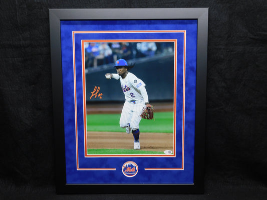 Luisangel Acuna Signed Autographed Framed 11x14 Photo New York Mets JSA COA B