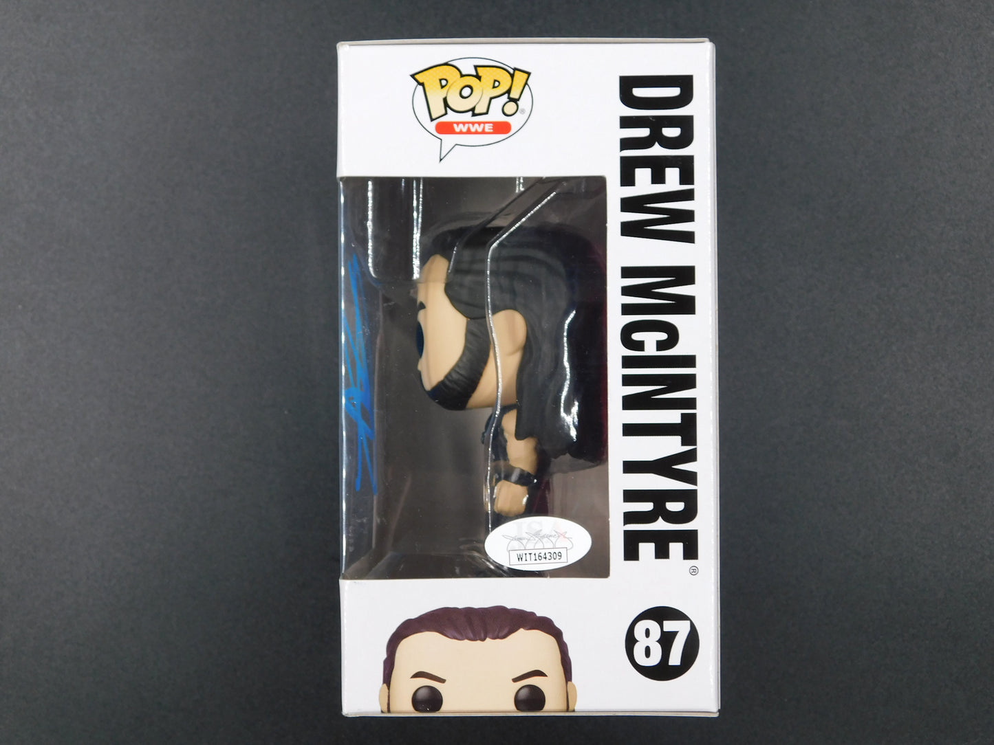 Drew McIntyre Signed Autographed Funko Pop 87 WWE RAW Smackdown JSA COA
