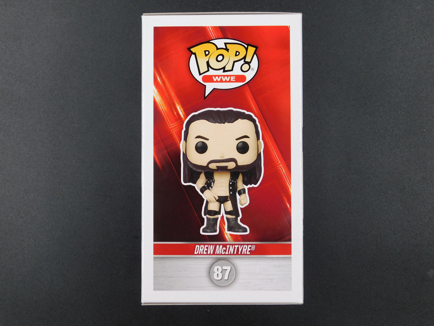 Drew McIntyre Signed Autographed Funko Pop 87 WWE RAW Smackdown JSA COA
