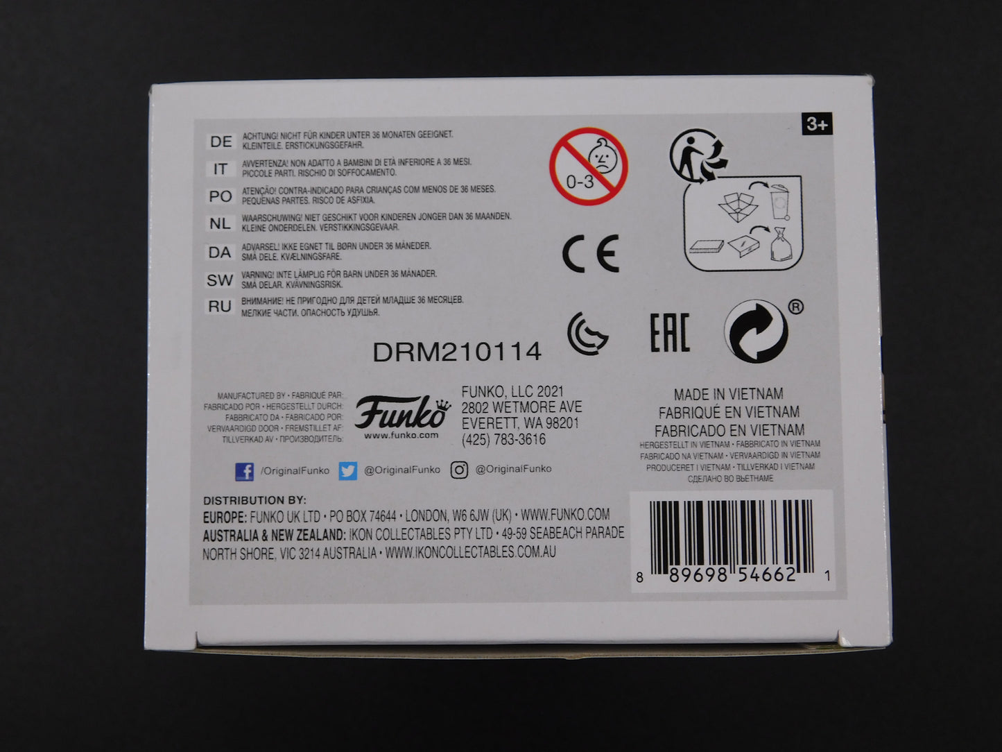 Drew McIntyre Signed Autographed Funko Pop 87 WWE RAW Smackdown JSA COA