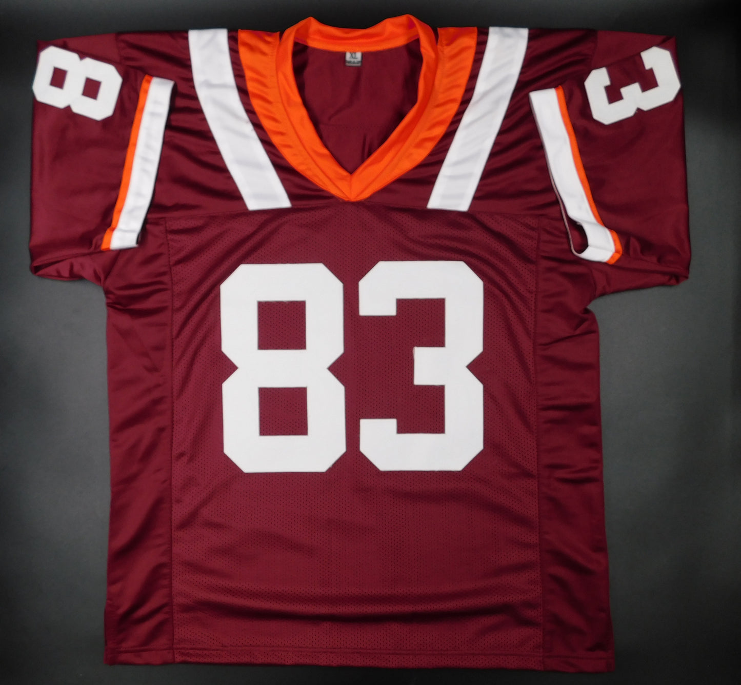 Jaylin Lane Signed Autographed Virginia Tech Hokies Maroon TB  Football Jersey BAS COA