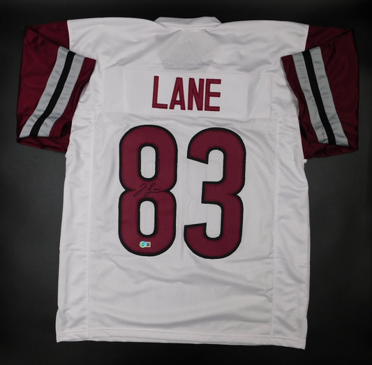 Jaylin Lane Signed Autographed Washington Commanders White Football Jersey BAS COA