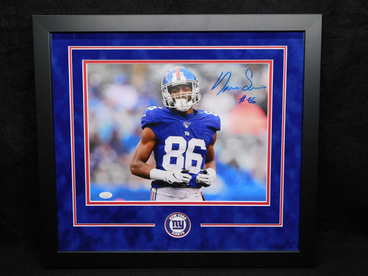 Darius Slayton Signed Autographed Framed 11x14 Photo New York Giants JSA COA