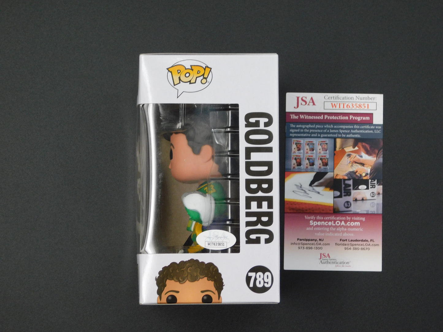 Shaun Weiss Signed / Autographed Vinyl Funko Pop! 789 The Mighty Ducks Goldberg JSA COA