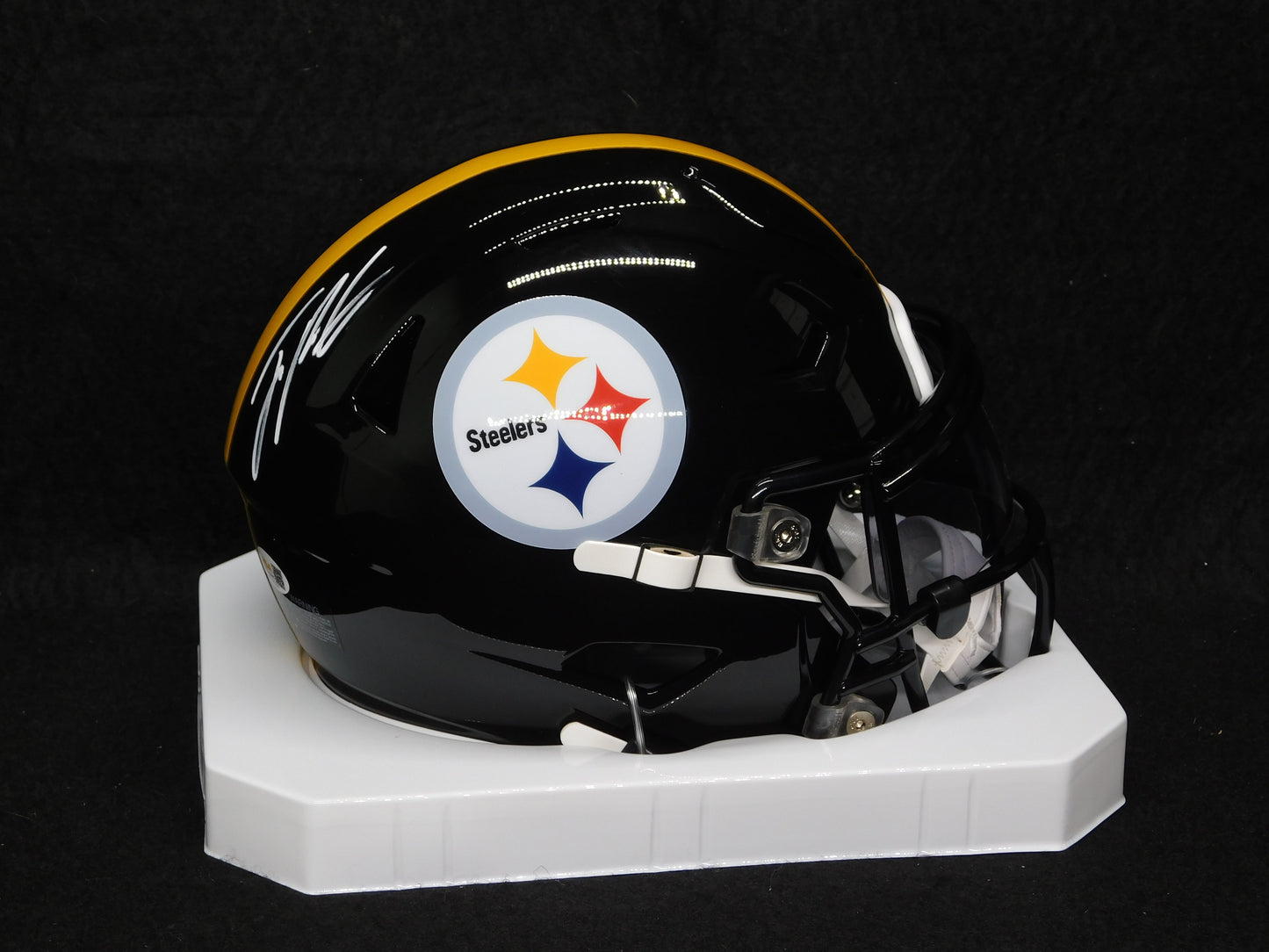 Joey Porter Jr Signed Autographed Pittsburgh Steelers Mid Size Midi SpeedFlex Helmet JSA COA