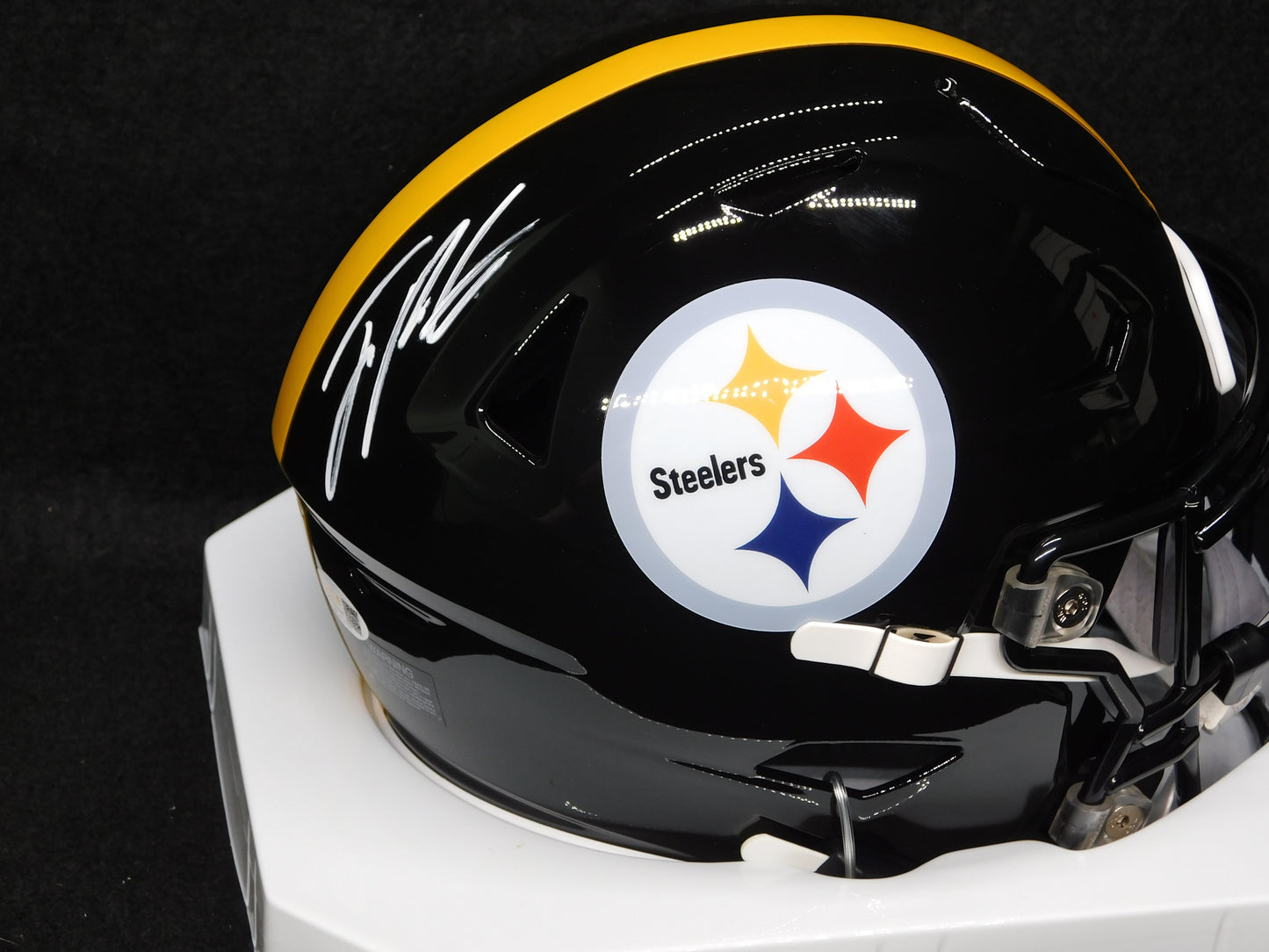Joey Porter Jr Signed Autographed Pittsburgh Steelers Mid Size Midi SpeedFlex Helmet JSA COA