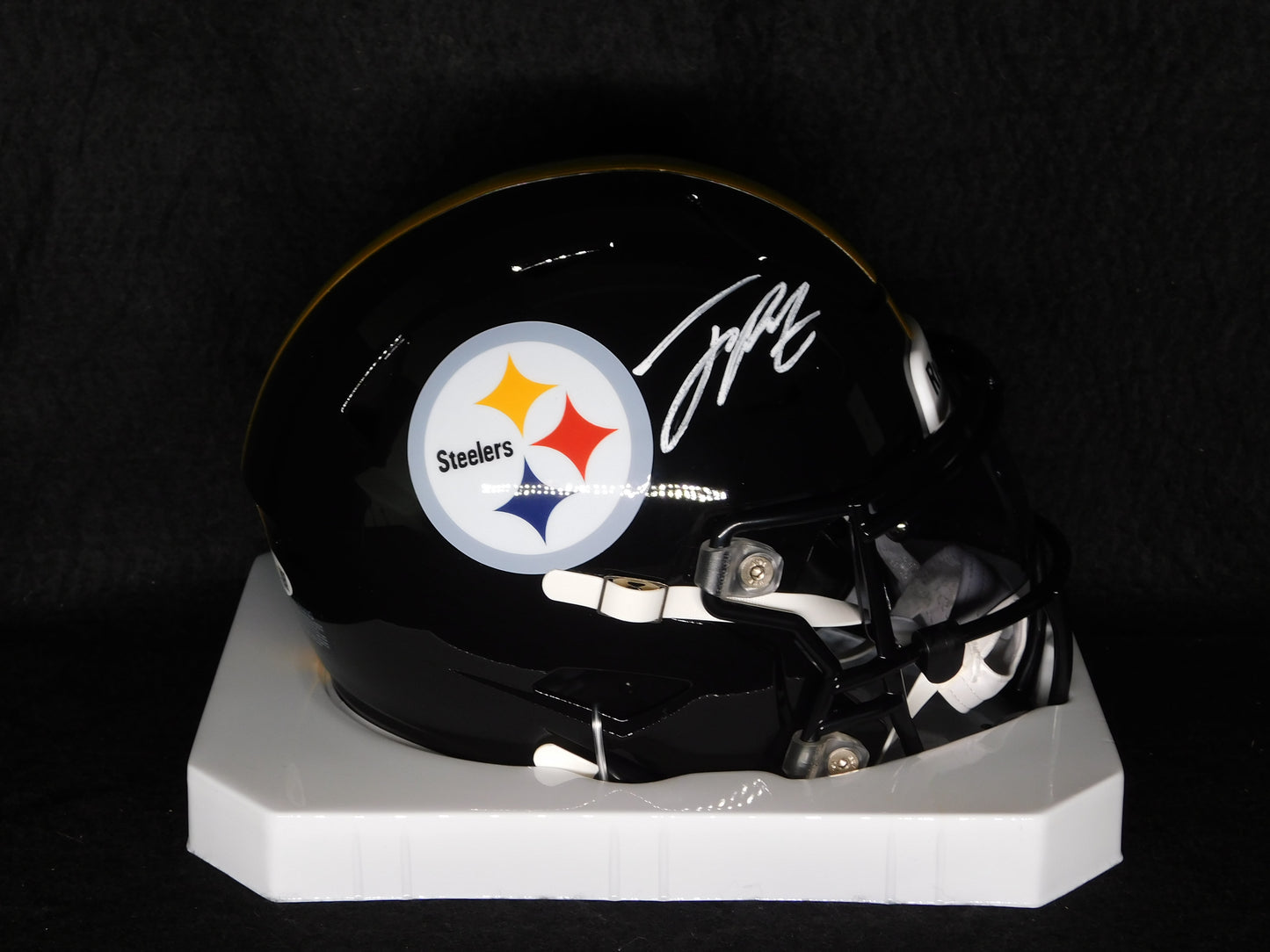 Joey Porter Jr Signed Autographed Pittsburgh Steelers Mid Size Midi SpeedFlex Helmet JSA COA