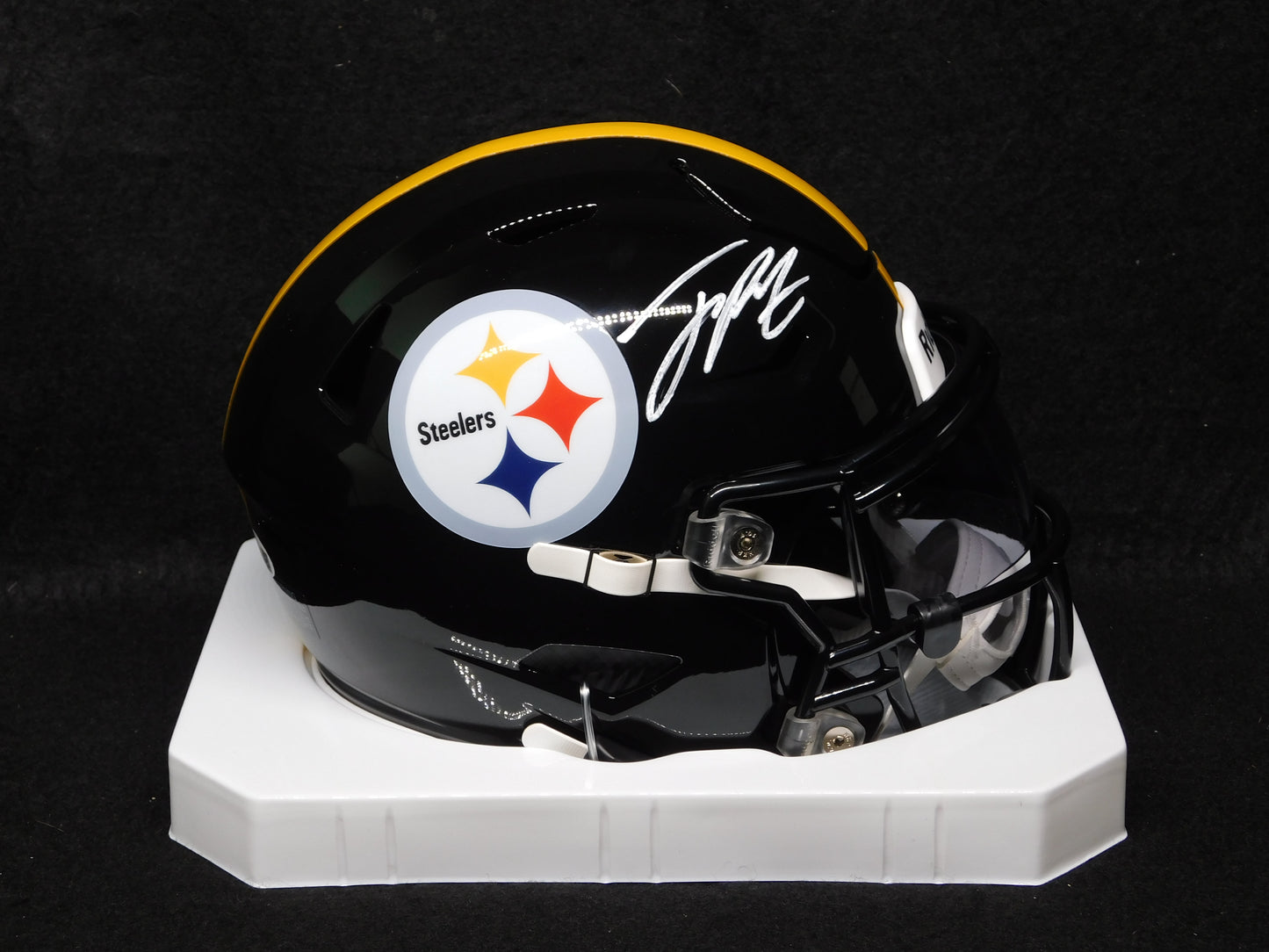 Joey Porter Jr Signed Autographed Pittsburgh Steelers Mid Size Midi SpeedFlex Helmet JSA COA