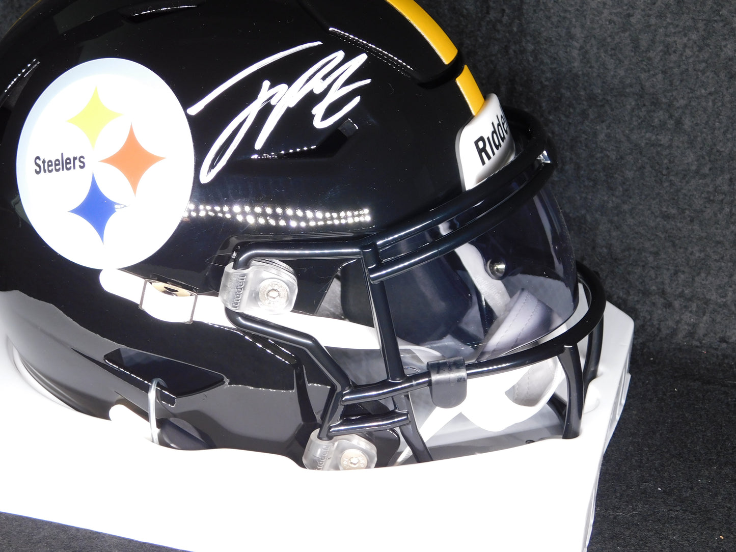 Joey Porter Jr Signed Autographed Pittsburgh Steelers Mid Size Midi SpeedFlex Helmet JSA COA