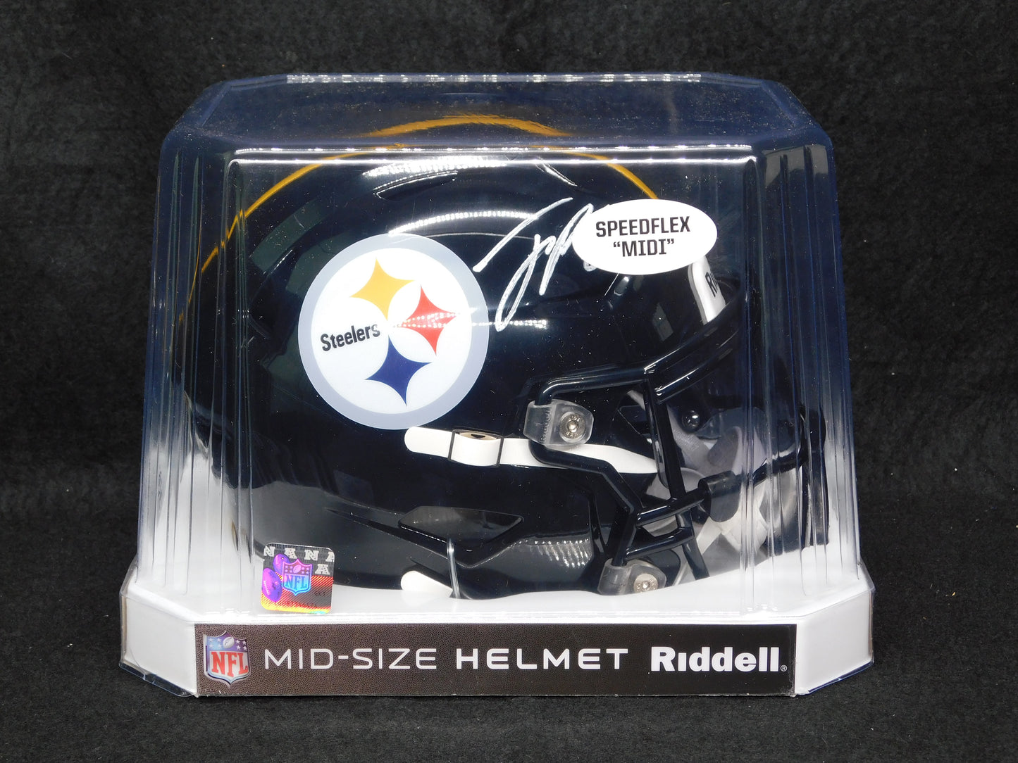 Joey Porter Jr Signed Autographed Pittsburgh Steelers Mid Size Midi SpeedFlex Helmet JSA COA