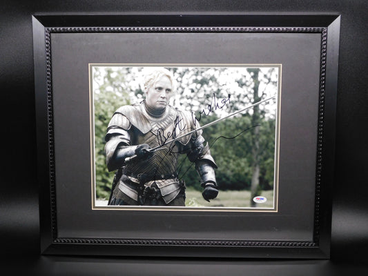 Gwendoline Christie Signed Autographed Framed 11x14 Photo Game of Thrones PSA COA