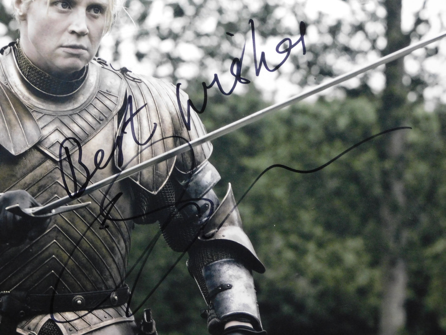 Gwendoline Christie Signed Autographed Framed 11x14 Photo Game of Thrones PSA COA