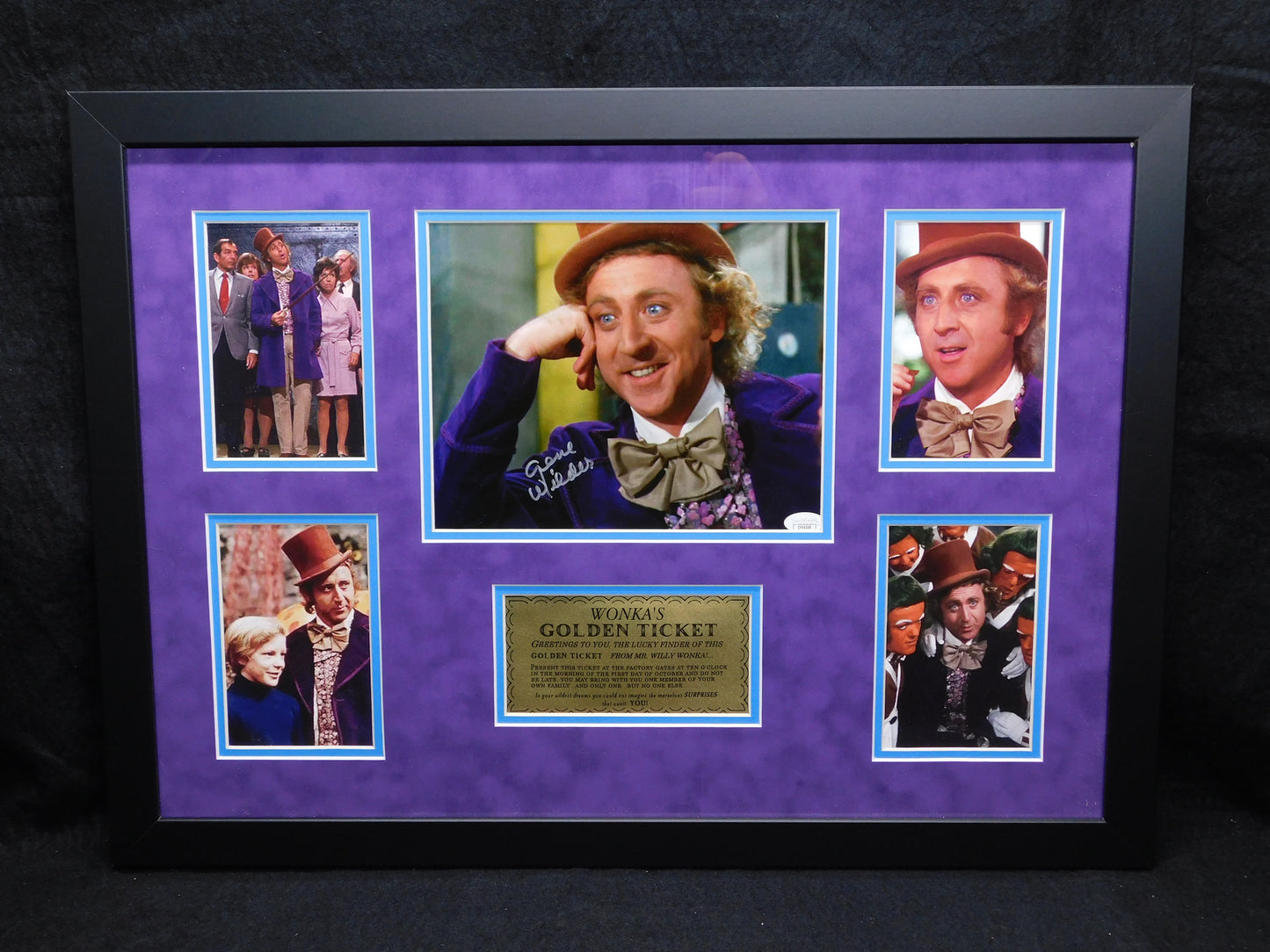 Gene Wilder Signed Autographed Framed 8x10 Photo Willy Wonka & The Chocolate Factory JSA COA A