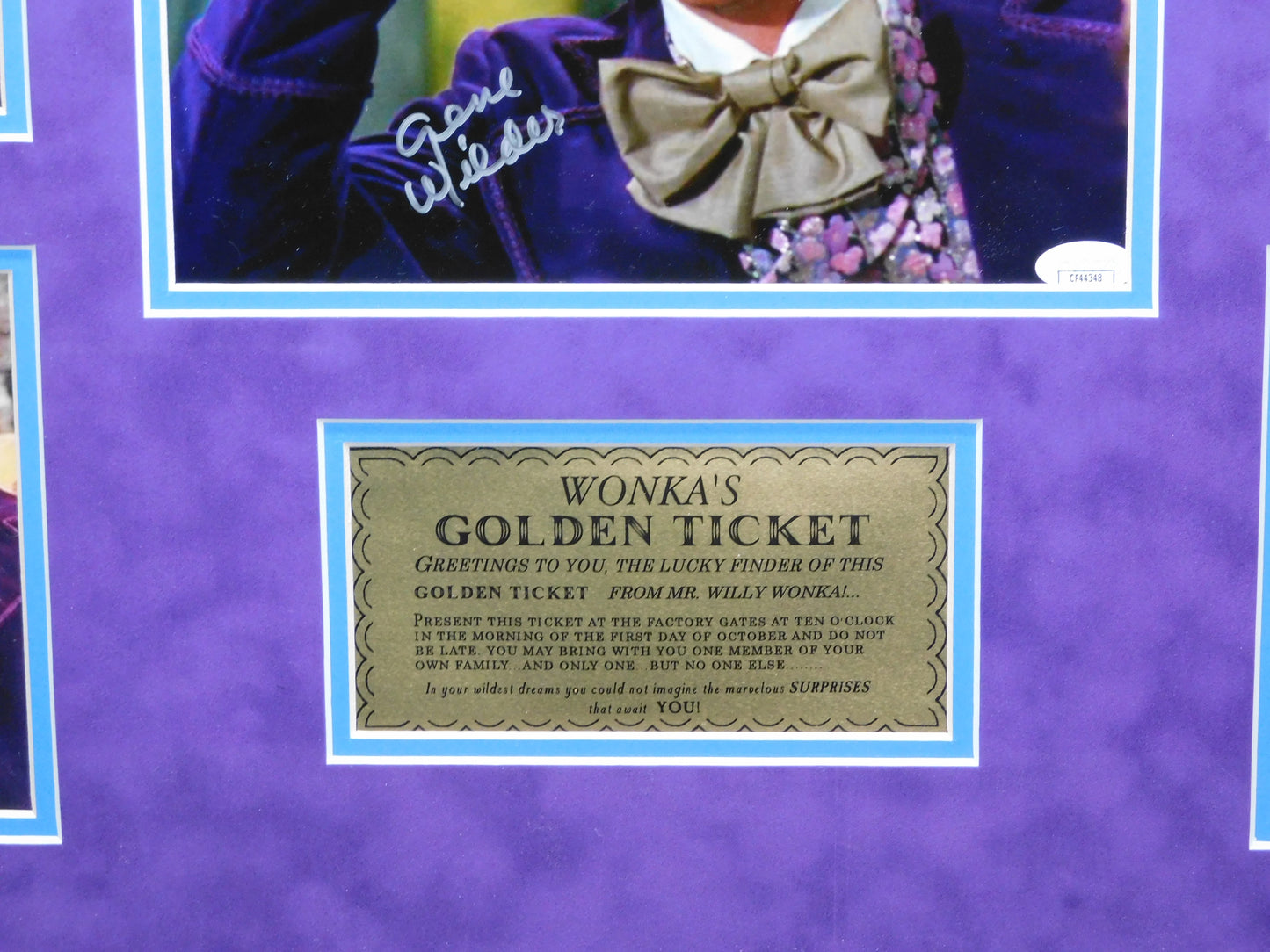 Gene Wilder Signed Autographed Framed 8x10 Photo Willy Wonka & The Chocolate Factory JSA COA A