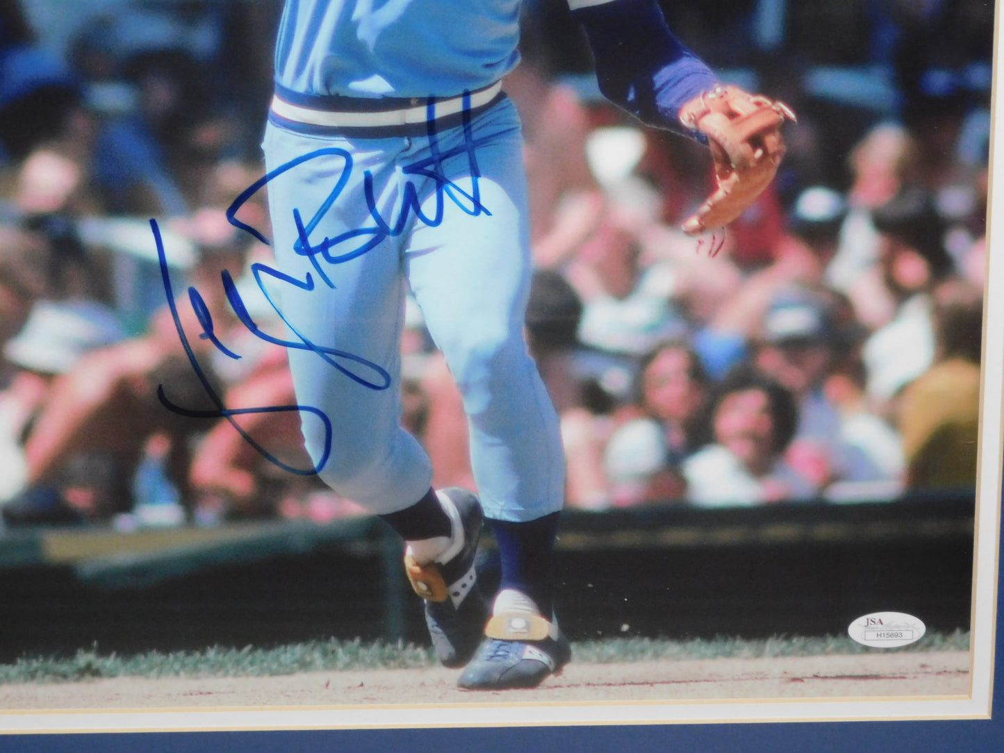 George Brett Signed Autographed Framed 16x20 Photo Kansas City Royals MLB HOF JSA COA